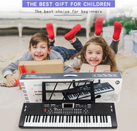 61 Keys Electronic Keyboard Piano With Mic