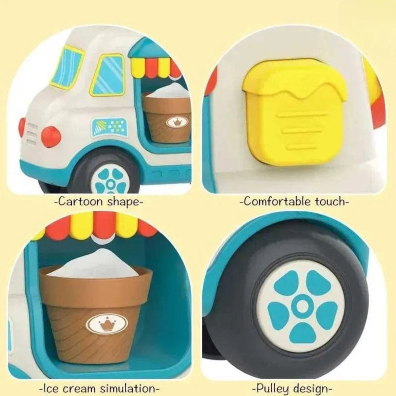 Huanger Inertial Baby Ice-cream Truck Toy