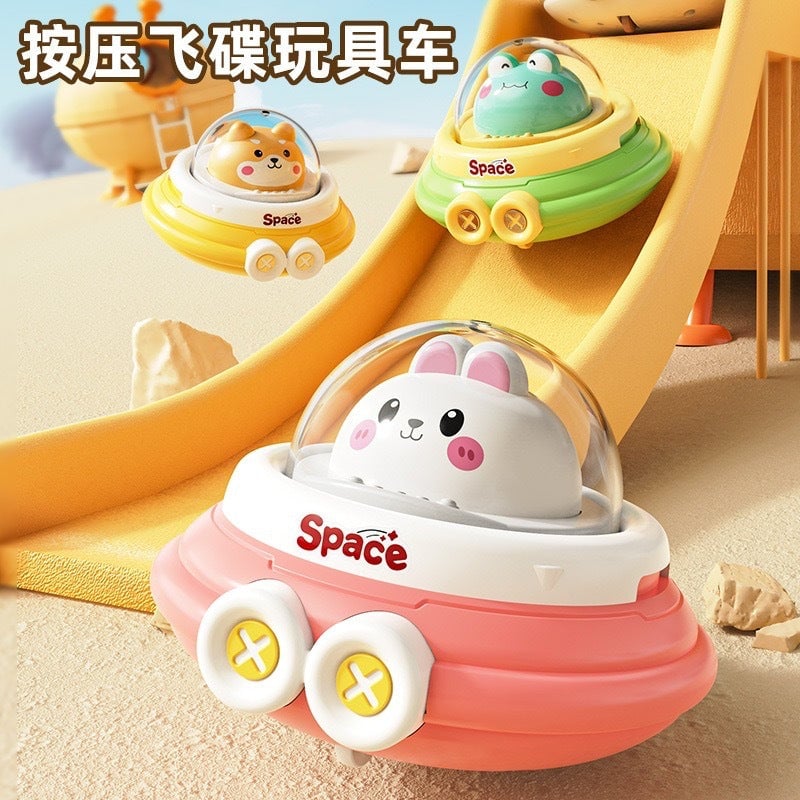 1Pc Mini Press & Go Outer Spaceship - Assortment
