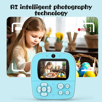 Kids Cute Design Instant Digital Thermal Printing Camera