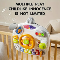 Multi-functional Kids Steering Wheel Game Table - Blue