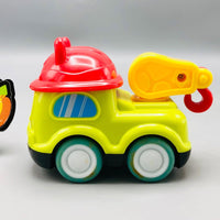 1Pc Inertial ABS Engineering Fleet Vehicle - Assortment