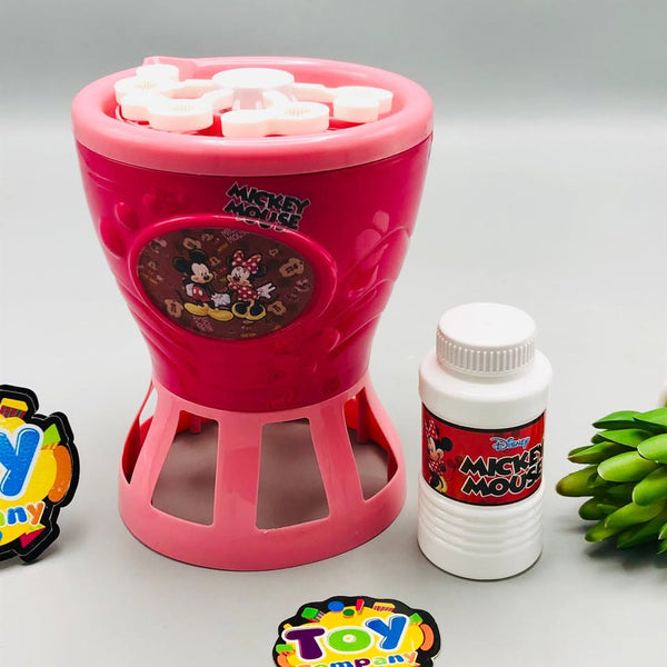 Electric Mickey Mouse Colorful Bubble Machine