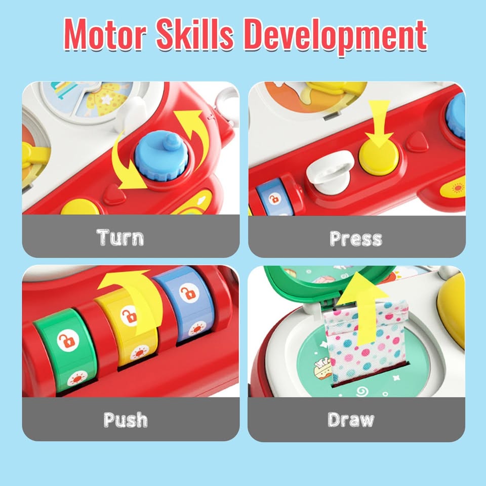 Huanger Manual Baby Puzzle Busy Board
