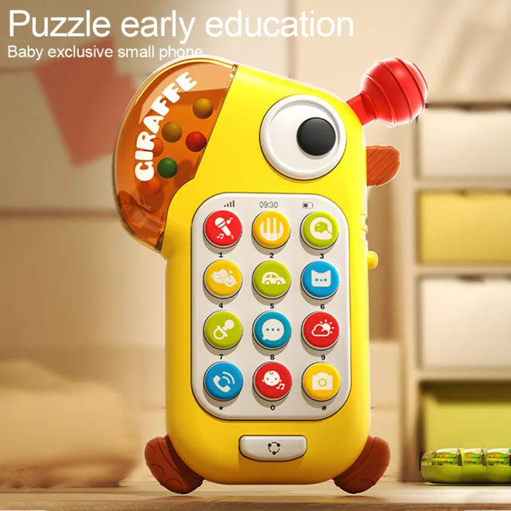 Multi-functional Baby Puzzle Phone With Light & Sound