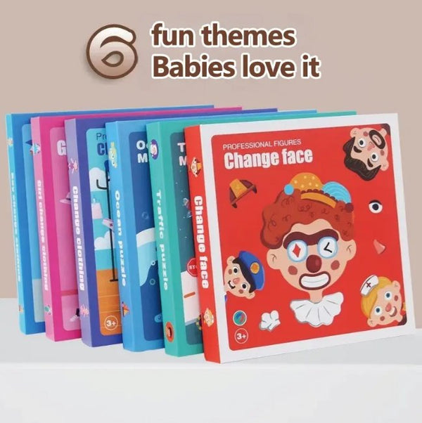 3D Magnetic Jigsaw Puzzle Blocks - Assortment