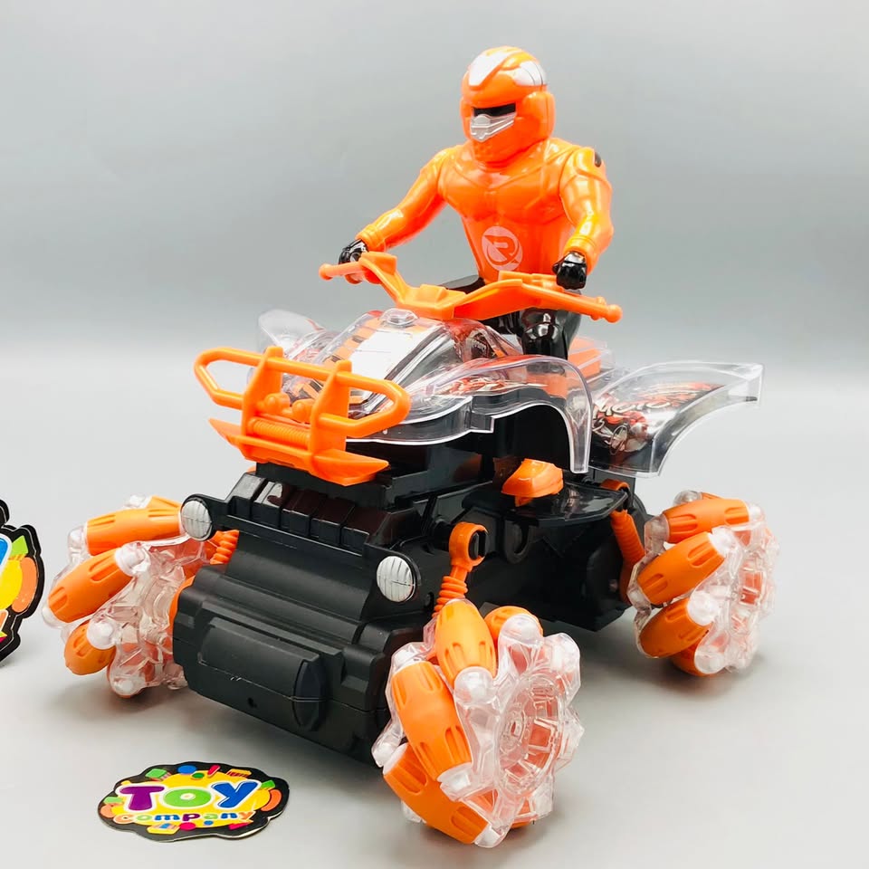 2.4GHz RC Stuntman Quad Spray Bike