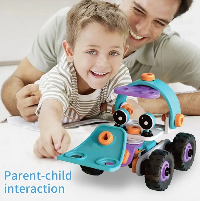 55Pcs DIY Soft Construction Building Blocks