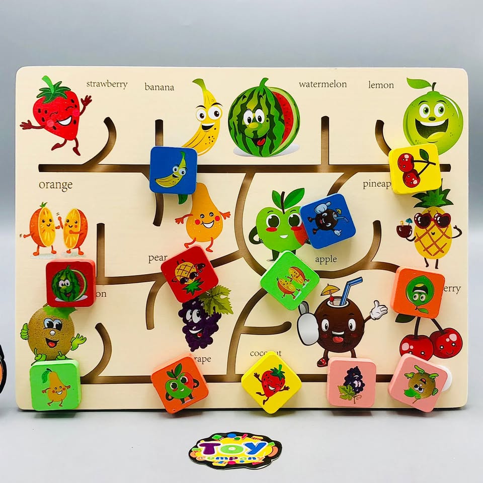 Wooden Park Positioning Track Board