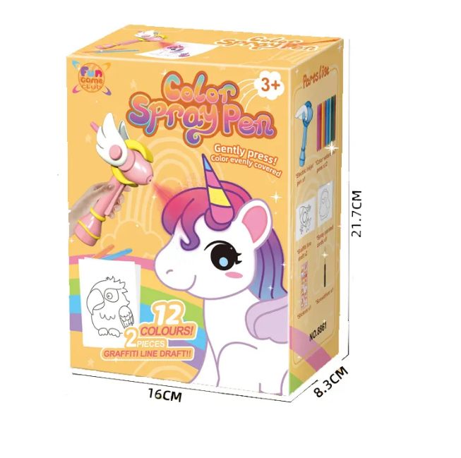 Unicorn Drawing Magic Color Spray Pen