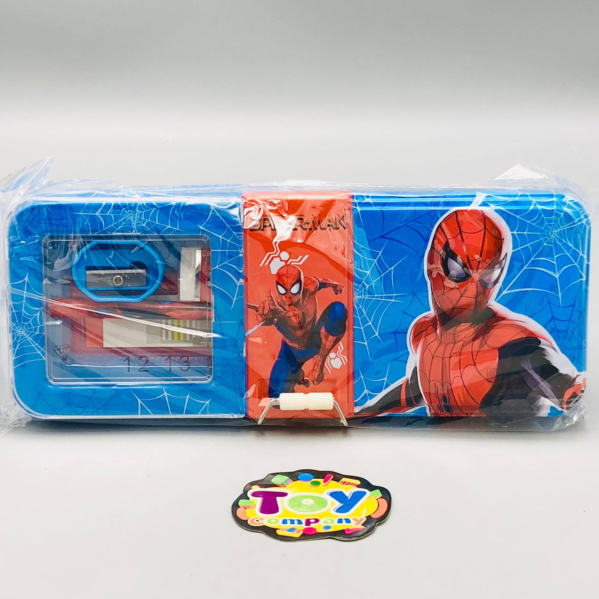 Tin Geometry Box With Stationary Set For Boys - Assortment