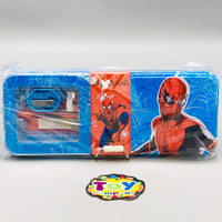 Tin Geometry Box With Stationary Set For Boys - Assortment