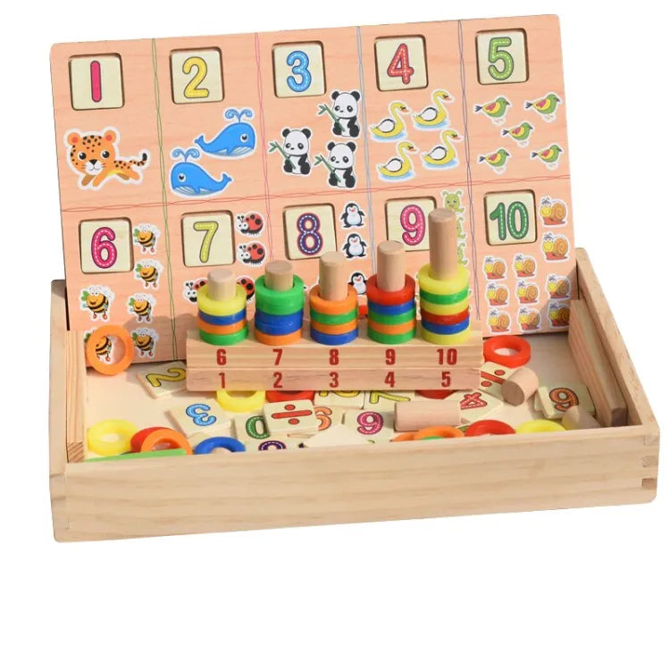 Wooden Donuts Number-Crunching Board