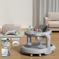 4in1 Multi-functional Baby Musical Walker - Gray