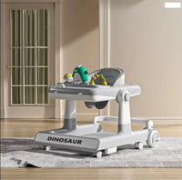 3in1 Multi-functional Dinosaur Baby Walker - Gray