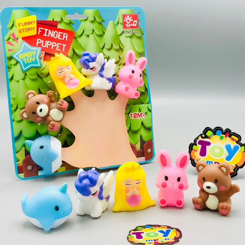 5Pcs Bear Animal Themed Finger Puppet