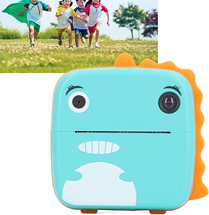 Kids Dual Lens Dinosaur Instant Digital Printing Camera