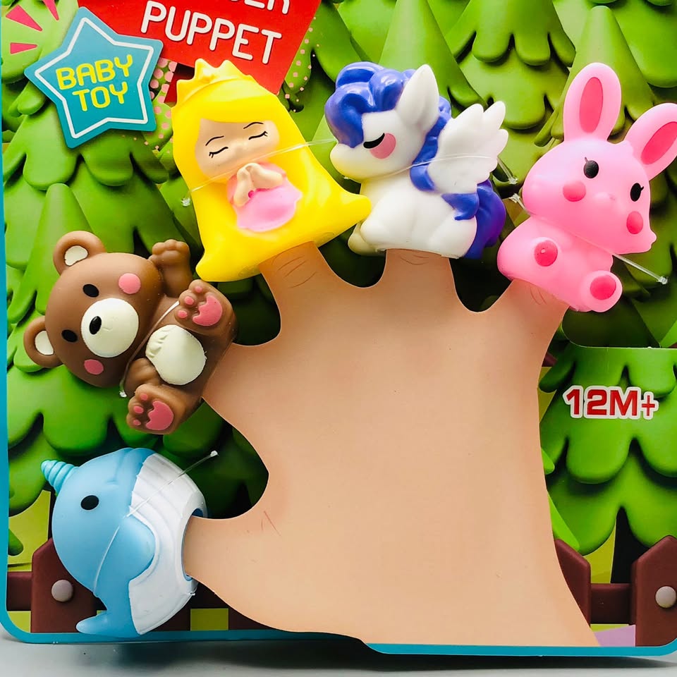 5Pcs Bear Animal Themed Finger Puppet