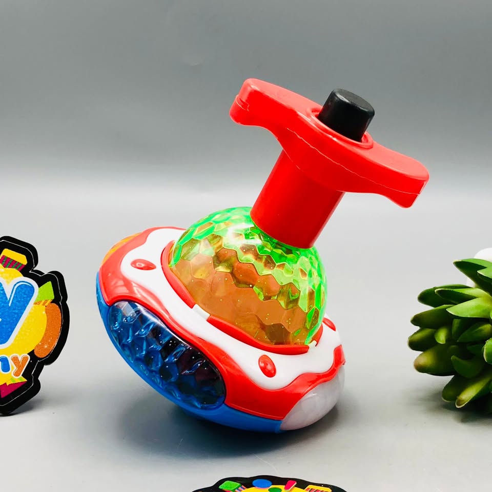 1Pc UFO Spinning Top With Light & Music