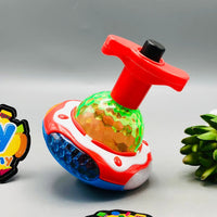 1Pc UFO Spinning Top With Light & Music