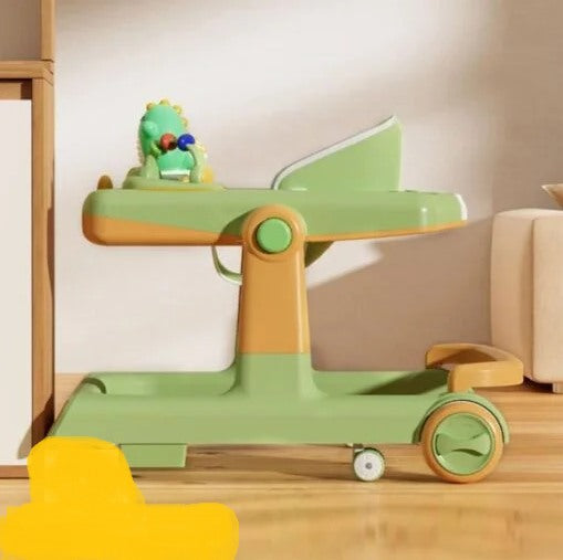 3in1 Multi-functional Dinosaur Baby Walker - Green