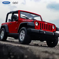 Welly 1:24 Diecast 2007 Rubicon Wrangler Jeep Model