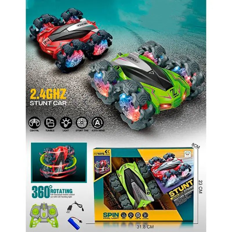 2.4G Remote & Gesture Control Leader Stunt Car