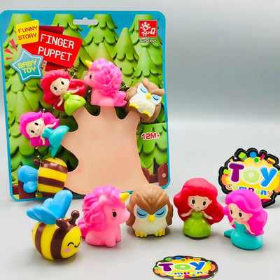 5Pcs Mermaid Themed Finger Puppet