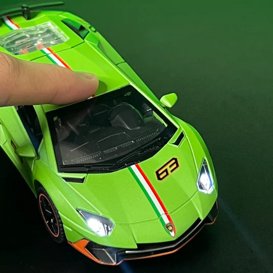 8Pcs Complete Set of 3D Frame Diecast Models