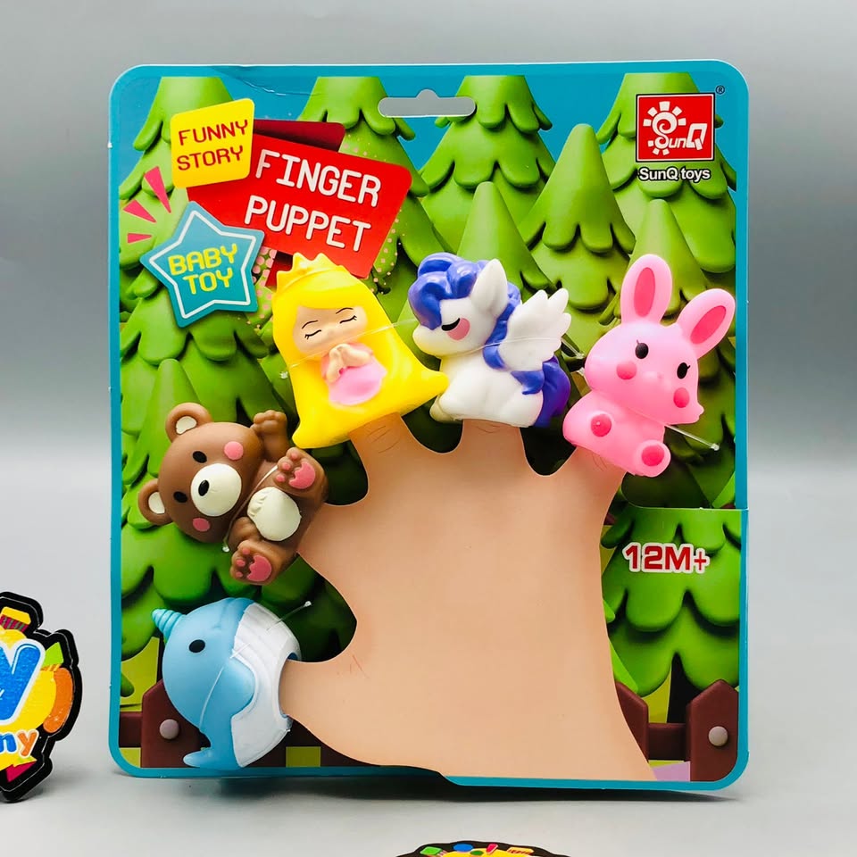 5Pcs Bear Animal Themed Finger Puppet