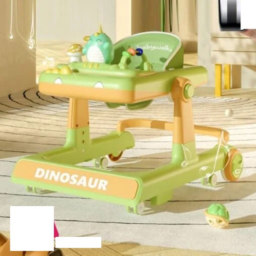 3in1 Multi-functional Dinosaur Baby Walker - Green