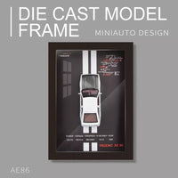 8Pcs Complete Set of 3D Frame Diecast Models