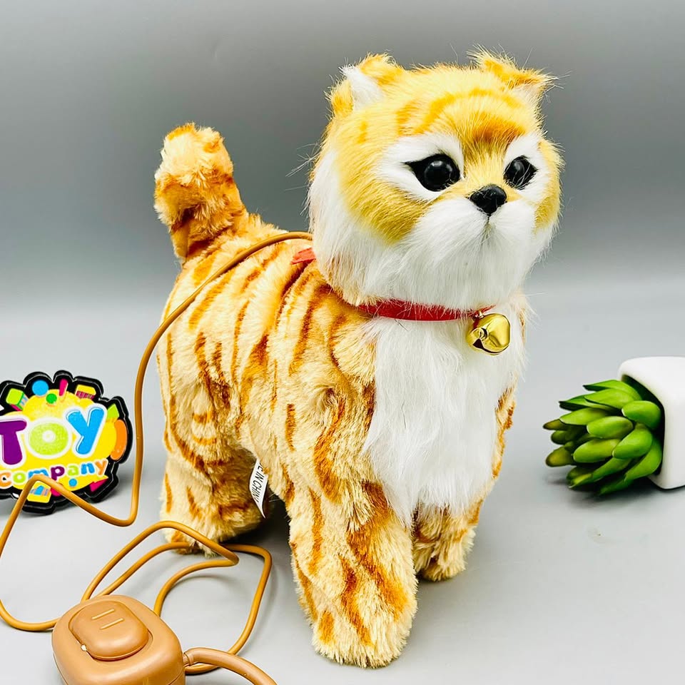 Cute Walking Cat with Remote Control Leash