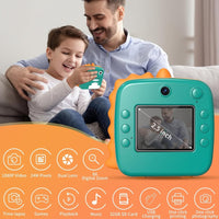 Kids Dual Lens Dinosaur Instant Digital Printing Camera