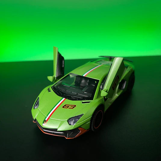 8Pcs Complete Set of 3D Frame Diecast Models