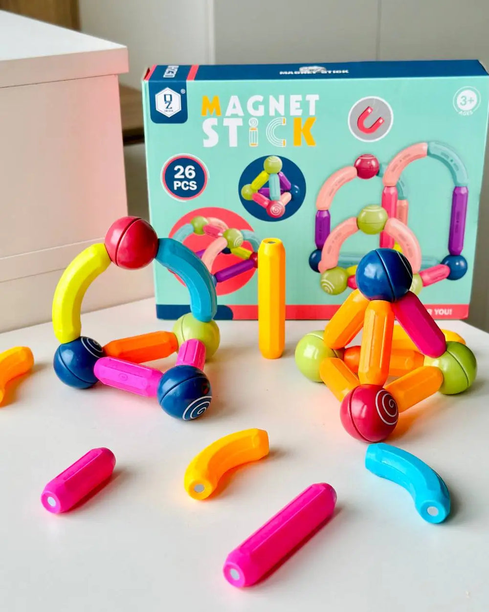 26Pcs Magnetic Stick Set