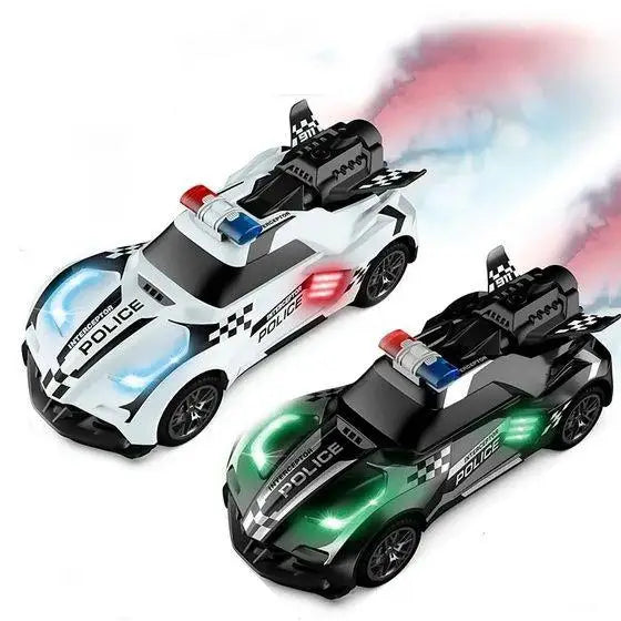 1:18 RC Police Lights & Spray Car Model