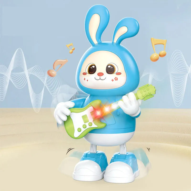 Rabbit Guitarist Cute Musician