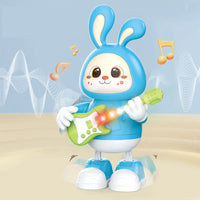 Rabbit Guitarist Cute Musician