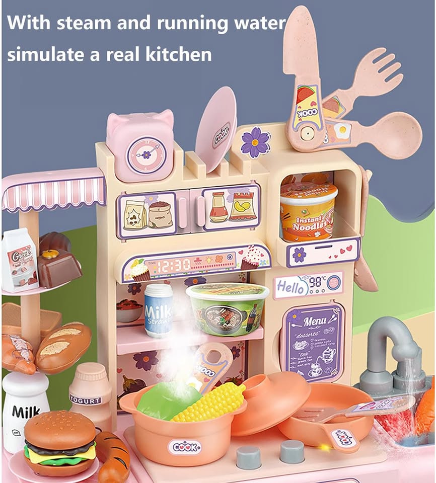 Pretend Play Kids Mini Dream Kitchen Set