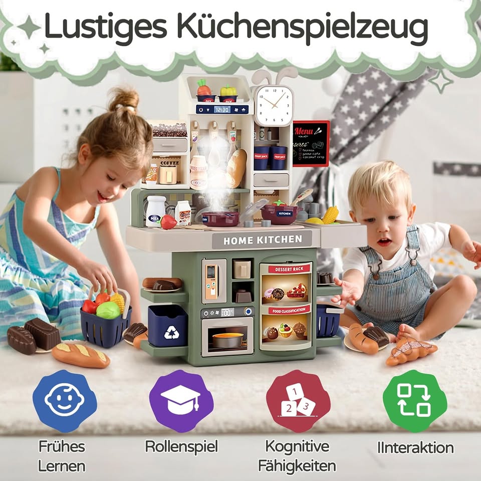 42cm Pretend Play Kids Dream Kitchen Set