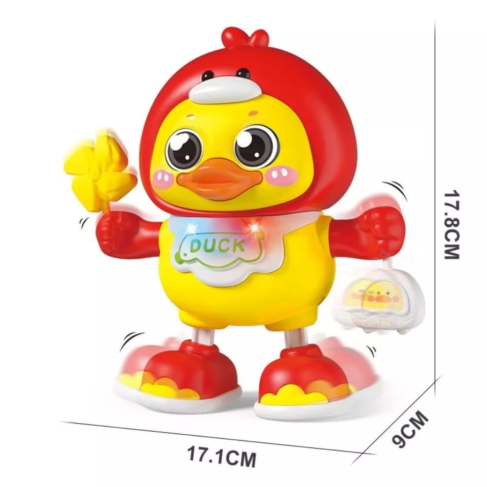 Cute Musician Dancing Duck With Lights