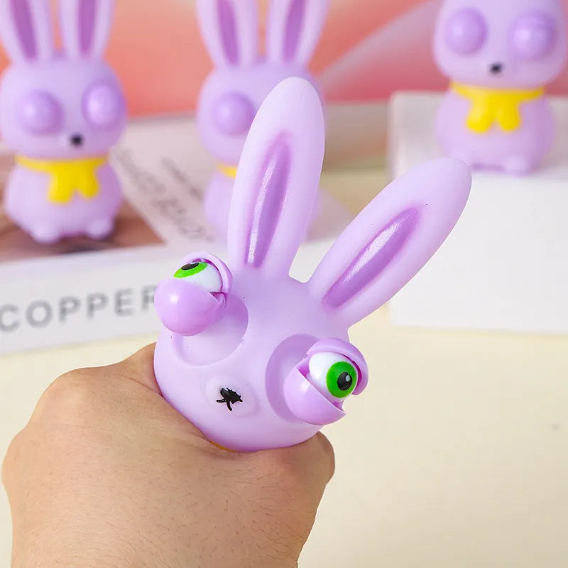 1Pc Squishy Rabbit Popping Eyes Toy