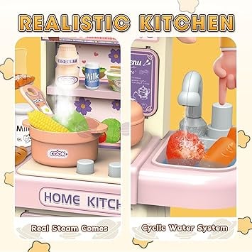 Pretend Play Kids Mini Dream Kitchen Set