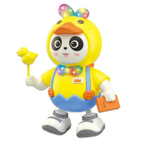 Cute Musician Dancing Panda With Lights