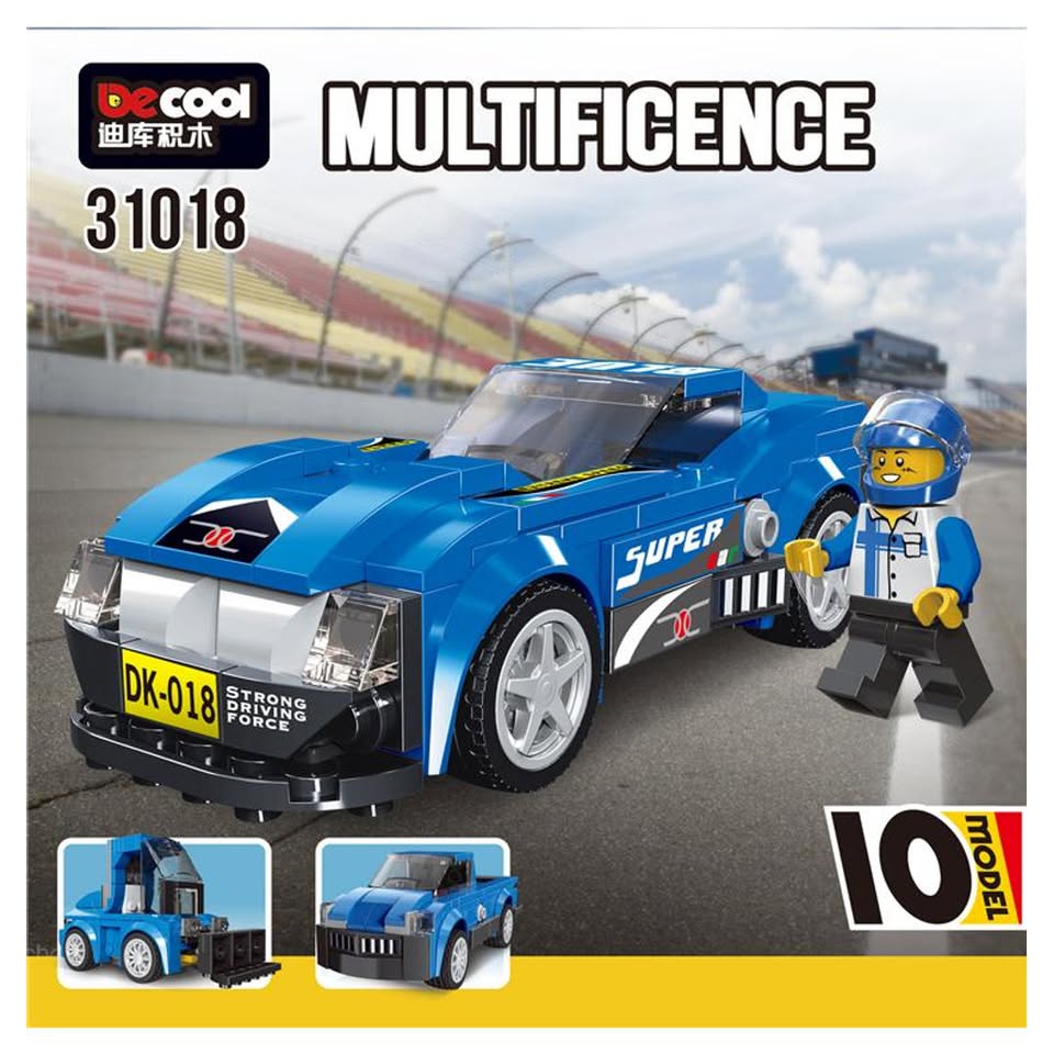 DIY Super Run Finals Model Bricks Set - 208+Pcs