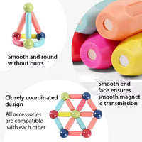 50Pcs Magnetic Building Block With Storage Bag