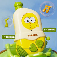 2Pcs Portable Banana Intercom For Kids