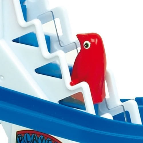 Electric Funny Penguin Track Set With Light & Music
