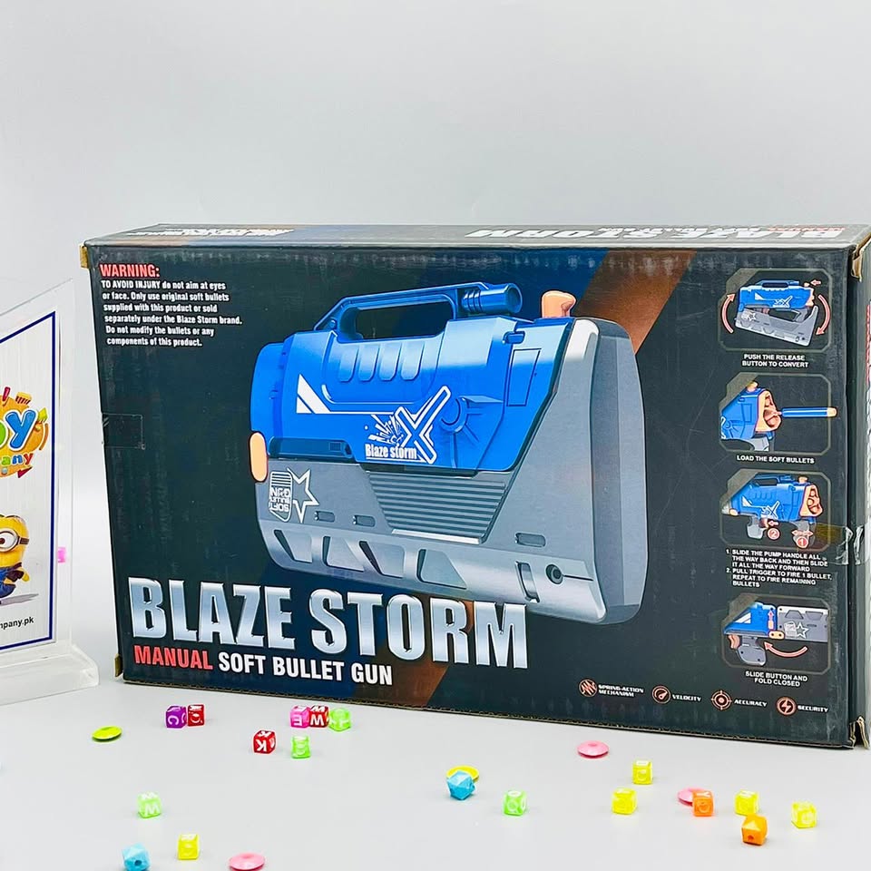 Blaze Strom Manual Soft Bullet Gun